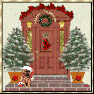 Otwierające się drzwi we wigilię